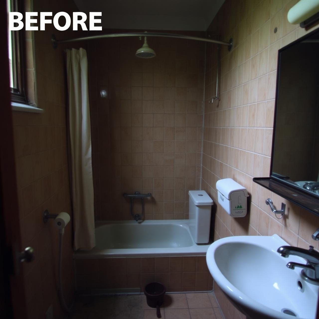 Baño — antes